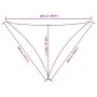 Red Oxford fabric triangular sail awning 4x5x5 m by , Umbrellas - Ref: Foro24-135674, Price: 38,43 €, Discount: %
