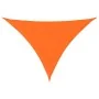 Triangular sail awning Oxford fabric orange 2.5x2.5x3.5 m by , Umbrellas - Ref: Foro24-135719, Price: 22,68 €, Discount: %