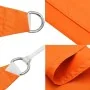Triangular sail awning Oxford fabric orange 2.5x2.5x3.5 m by , Umbrellas - Ref: Foro24-135719, Price: 22,68 €, Discount: %