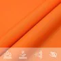 Triangular sail awning Oxford fabric orange 3.5x3.5x4.9 m by , Umbrellas - Ref: Foro24-135725, Price: 30,26 €, Discount: %