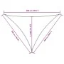 Triangular sail awning Oxford fabric orange 5x6x6 m by , Umbrellas - Ref: Foro24-135731, Price: 48,71 €, Discount: %