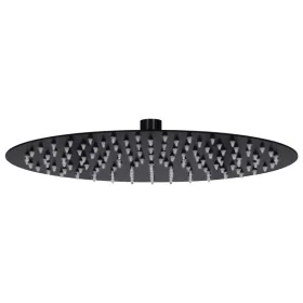 Regenduschkopf Regeneffekt Edelstahl rund schwarz 30 cm von , Duschköpfe - Ref: Foro24-147692, Preis: 28,52 €, Rabatt: %