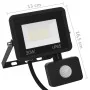 LED-Strahler mit 20 W Kaltweißsensor von , Strahler und Reflektoren - Ref: Foro24-149629, Preis: 23,89 €, Rabatt: %