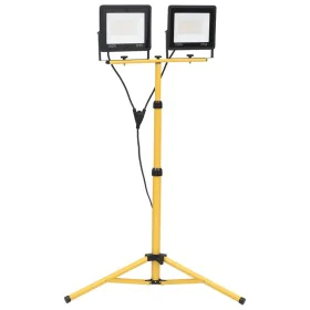 LED spotlight with tripod 2x100 W warm white by , Spotlights and reflectors - Ref: Foro24-149657, Price: 94,65 €, Discount: %