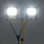 LED spotlight with tripod 2x100 W cold white by , Spotlights and reflectors - Ref: Foro24-149662, Price: 94,65 €, Discount: %