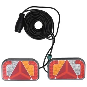 Trailer lights 2 pcs red LED bulb 24x5x14.5 cm 12V by , Lights for motor vehicles - Ref: Foro24-152899, Price: 96,97 €, Disco...
