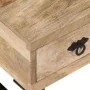 Mesa de centro con 3 cajones madera maciza de mango 90x50x35 cm by , Coffee table - Ref: Foro24-244942, Price: 219,19 €, Disc...