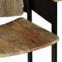 Banco de 2 plazas de madera maciza de mango y acero de , Sillones - Ref: Foro24-244954, Precio: 127,03 €, Descuento: %