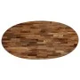Oval coffee table made of solid recycled teak 120x60x30 cm by , Coffee table - Ref: Foro24-245417, Price: 158,69 €, Discount: %