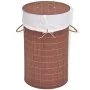 Brown round bamboo laundry basket by , Laundry baskets - Ref: Foro24-245578, Price: 26,08 €, Discount: %