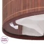 Brown round bamboo laundry basket by , Laundry baskets - Ref: Foro24-245578, Price: 26,08 €, Discount: %