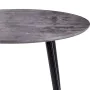 Concrete and black gray MDF dining table 90x73.5 cm by , Kitchen and dining tables - Ref: Foro24-248303, Price: 186,35 €, Dis...
