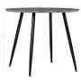 Concrete and black gray MDF dining table 90x73.5 cm by , Kitchen and dining tables - Ref: Foro24-248303, Price: 186,35 €, Dis...