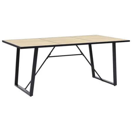 Mesa de comedor de MDF color roble 200x100x75 cm de , Mesas de cocina y de comedor - Ref: Foro24-281564, Precio: 256,81 €, De...