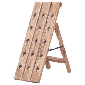 Flaschenregal für 15 Flaschen massives Mahagoniholz 26x50x70 cm von , Weinregale - Ref: Foro24-283900, Preis: 53,75 €, Rabatt: %