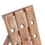 Bottle rack for 15 bottles solid mahogany wood 26x50x70 cm by , Wine racks - Ref: Foro24-283900, Price: 53,75 €, Discount: %