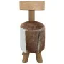 Solid teak wood stool brown by , Folding stools and chairs - Ref: Foro24-285206, Price: 97,88 €, Discount: %