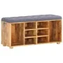 Flurbank massives Mangoholz 100x35x47 cm von , Bänke für Hallen und Lager - Ref: Foro24-285891, Preis: 237,05 €, Rabatt: %