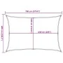 Hellgrüne HDPE Segelmarkise 160 g/m² 6x7 m von , Sonnenschirme - Ref: Foro24-311304, Preis: 78,57 €, Rabatt: %