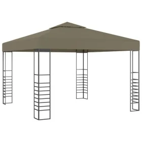 Garden tent with retractable roof taupe gray 3x3m 180 g/m² by , Tents and gazebos - Ref: Foro24-312228, Price: 247,81 €, Disc...