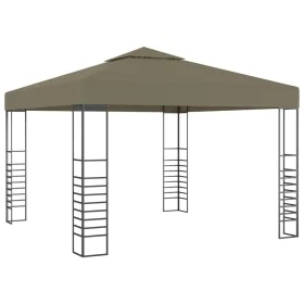 Gartenzelt mit Schiebedach taupegrau 3x3m 180 g/m² von , Zelte und Pavillons - Ref: Foro24-312228, Preis: 247,81 €, Rabatt: %