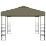 Gartenzelt mit Schiebedach taupegrau 3x3m 180 g/m² von , Zelte und Pavillons - Ref: Foro24-312228, Preis: 229,22 €, Rabatt: %