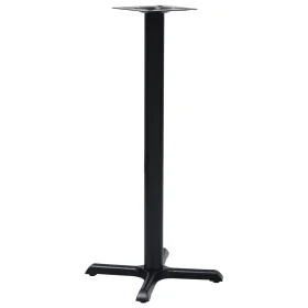 Black cast iron bistro table leg 56x56x107 cm by , Table legs - Ref: Foro24-325430, Price: 95,48 €, Discount: %