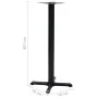 Pata de mesa de bistró hierro fundido negro 56x56x107 cm de , Patas para mesas - Ref: Foro24-325430, Precio: 95,61 €, Descuen...