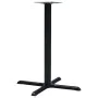 Black cast iron bistro table leg 76x76x107 cm by , Table legs - Ref: Foro24-325432, Price: 110,61 €, Discount: %