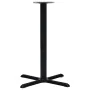 Black cast iron bistro table leg 76x76x107 cm by , Table legs - Ref: Foro24-325432, Price: 110,61 €, Discount: %