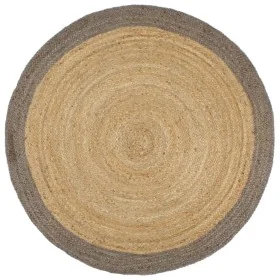 Handmade jute rug with gray edge 240 cm by , Rugs - Ref: Foro24-343604, Price: 143,32 €, Discount: %