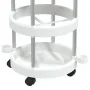 Cleaning cart with aluminum storage basket by , Storage containers - Ref: Foro24-344379, Price: 42,88 €, Discount: %