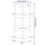 Reinigungswagen mit Aluminium-Aufbewahrungskorb von , Lagerbehälter - Ref: Foro24-344379, Preis: 42,88 €, Rabatt: %