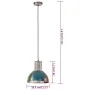 Lámpara colgante industrial redonda multicolor E27 25 W 28,5 cm de , Lámparas - Ref: Foro24-344401, Precio: 46,34 €, Descuent...