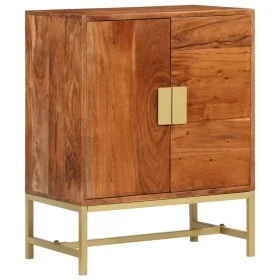 Aparador de madera maciza de acacia 60x35x75 cm by , Sideboards - Ref: Foro24-351712, Price: 187,15 €, Discount: %