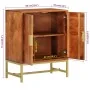 Aparador de madera maciza de acacia 60x35x75 cm de , Aparadores - Ref: Foro24-351712, Precio: 186,86 €, Descuento: %