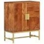 Aparador de madera maciza de acacia 60x35x75 cm de , Aparadores - Ref: Foro24-351712, Precio: 186,86 €, Descuento: %
