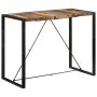 Mesa alta de bar madera maciza reciclada 140x70x110 cm by , Kitchen and dining tables - Ref: Foro24-351719, Price: 208,17 €, ...