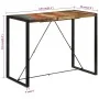 Mesa alta de bar madera maciza reciclada 140x70x110 cm by , Kitchen and dining tables - Ref: Foro24-351719, Price: 208,17 €, ...