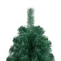 Medio árbol de Navidad con luces y bolas verde 120 cm de , Arboles de navidad - Ref: Foro24-3077477, Precio: 48,87 €, Descuen...
