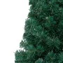 Medio árbol de Navidad con luces y bolas verde 120 cm de , Arboles de navidad - Ref: Foro24-3077477, Precio: 48,87 €, Descuen...