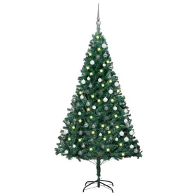 Pre-lit Christmas tree with lights and green balls 120 cm by , Christmas trees - Ref: Foro24-3077706, Price: 47,77 €, Discoun...
