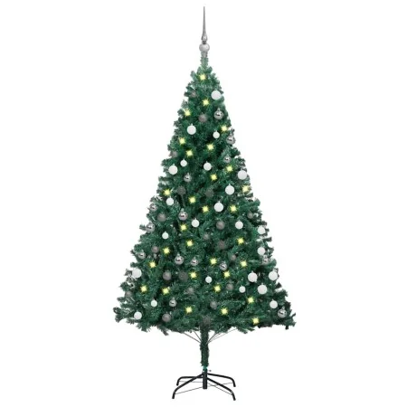 Pre-lit Christmas tree with lights and green balls 120 cm by , Christmas trees - Ref: Foro24-3077706, Price: 47,77 €, Discoun...