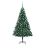 Pre-lit Christmas tree with lights and green balls 120 cm by , Christmas trees - Ref: Foro24-3077706, Price: 47,77 €, Discoun...