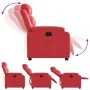 Red synthetic leather recliner by , Armchairs - Ref: Foro24-373491, Price: 198,48 €, Discount: %