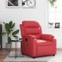 Red synthetic leather reclining massage chair by , Armchairs - Ref: Foro24-373498, Price: 241,61 €, Discount: %
