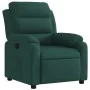 Sillón reclinable de terciopelo verde oscuro de , Sillones - Ref: Foro24-373502, Precio: 213,79 €, Descuento: %