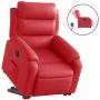 Sillón elevable eléctrico cuero artificial rojo de , Sillones - Ref: Foro24-3205061, Precio: 333,94 €, Descuento: %