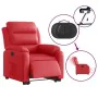 Sillón elevable eléctrico cuero artificial rojo de , Sillones - Ref: Foro24-3205061, Precio: 333,94 €, Descuento: %