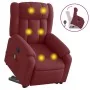 Verstellbarer Massage-Liegestuhl roter roter Stoff von , Sessel - Ref: Foro24-3205331, Preis: 309,52 €, Rabatt: %